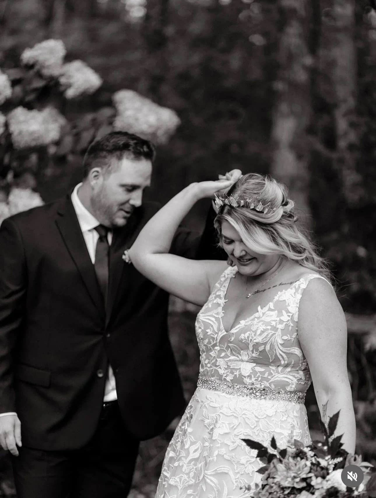 Stefanie dancing with a groom
